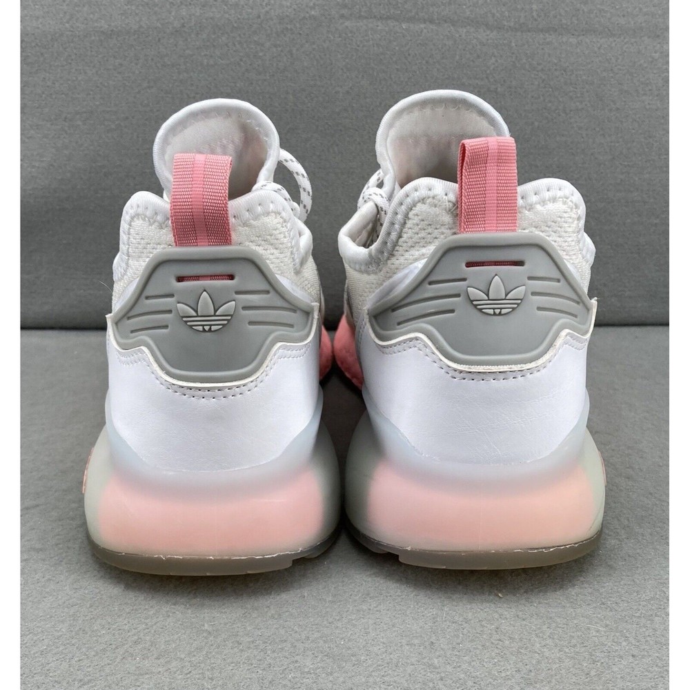 Adidas Women's ZX 2K BOOST W FY2013 Running Shoes in Grey Size 8 - Picture 4 of 8